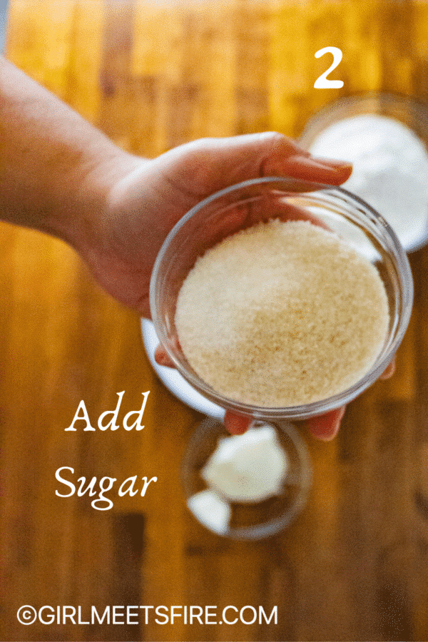 Sugar for the cookie batter