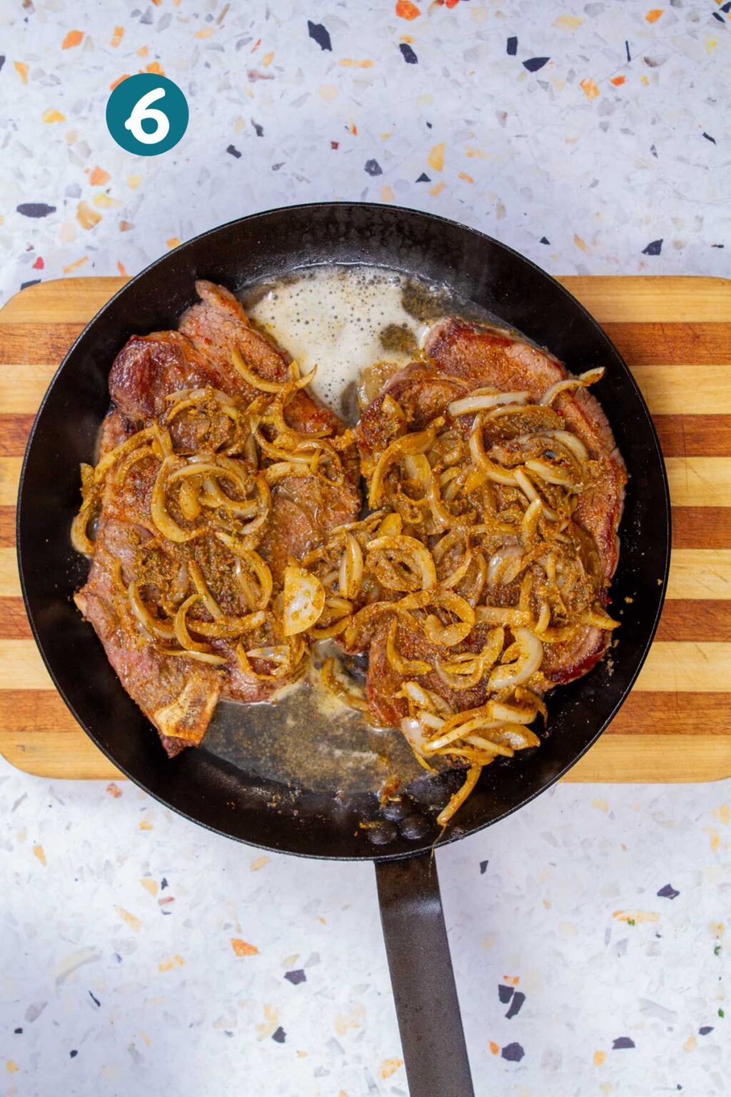 Biftec Encebollado (Puerto Rican Steak and Onions) | Girl Meets Fire